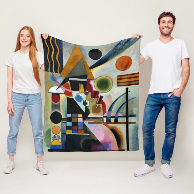 Manta Polar Kandinsky - Swinging, pintura famosa, (In situ)