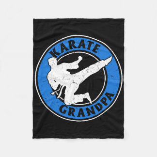 Manta Polar Karate Abuelo Karate luchando contra el abuelo Kar