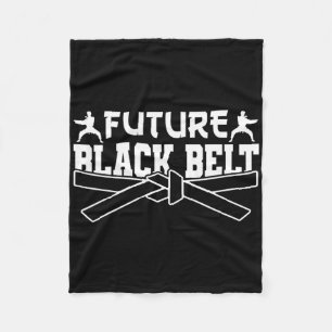Manta Polar Karate Black Belt Gi Uniforme Futuro Cinturón Negr