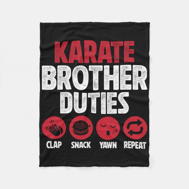 Manta Polar Karate Brother Duties Karate Bro (Anverso)