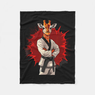 Manta Polar Karate Jirafa Animal Mma Taekwondo Artes Marciales