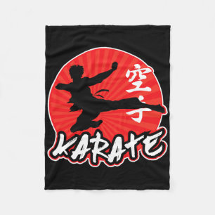 Manta Polar Karate Jumping Side Kick Japonés