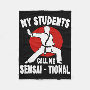 Manta Polar Karate Kung Fu Sensai Gift I Martial Arts Fighter