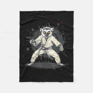 Manta Polar Karate Lémur Animal MMA Taekwondo Artes Marciales
