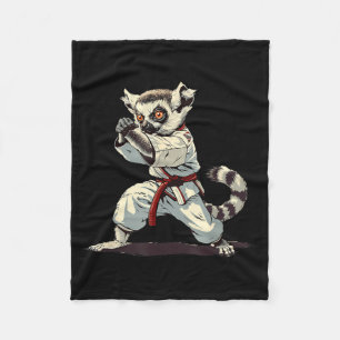 Manta Polar Karate Lémur Animal MMA Taekwondo Artes Marciales