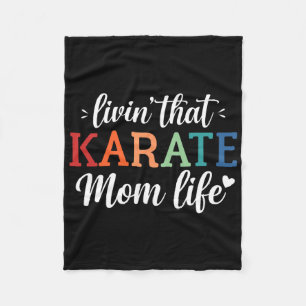 Manta Polar Karate Mom Life Retro -