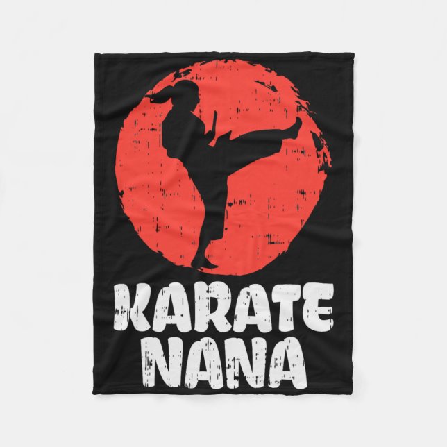 Manta Polar Karate Nana Ponytail Kick Japan Martial Arts Gr (Anverso)