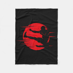 Manta Polar Karate Sombra Judo Artes Marciales Japón Kung Fu T