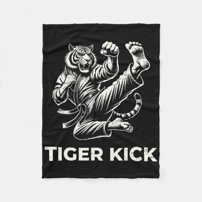 Manta Polar Karate Tiger Kick Fierce Martial Arts  (Anverso)