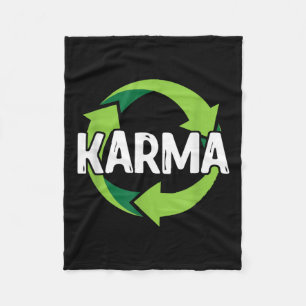 Manta Polar Karma Destino Meditación Reciclaje Ambiental P