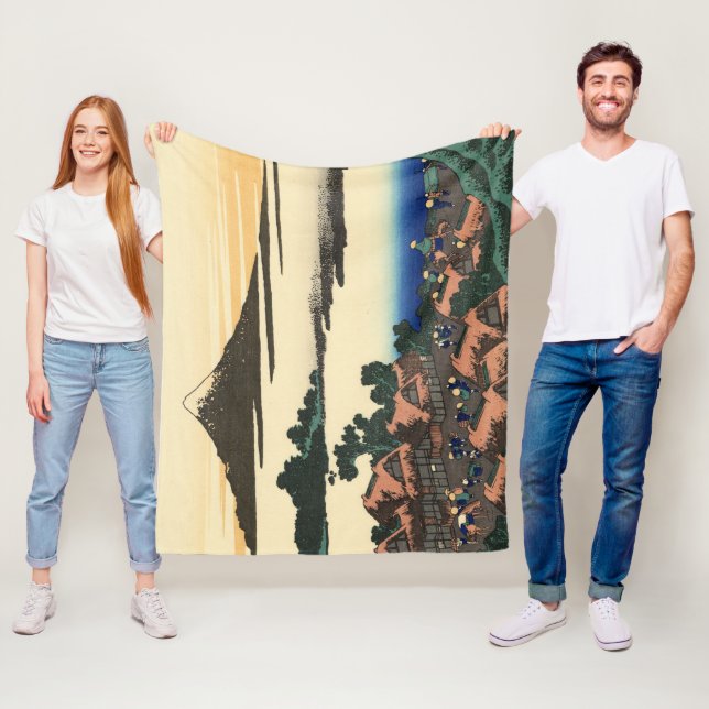 Manta Polar Katsushika Hokusai Dawn en la provincia de Kai (In situ)