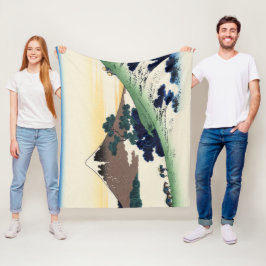 Manta Polar Katsushika Hokusai. El paso inume en la provincia 