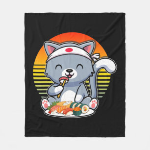 Manta Polar Kawaii Anime Cat Otaku Chicas japoneses de regalo