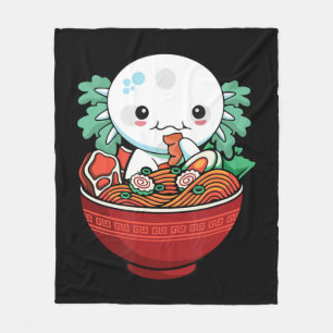 Manta Polar Kawaii Axolotl Ramen japonés Anime Lover Teen Gir