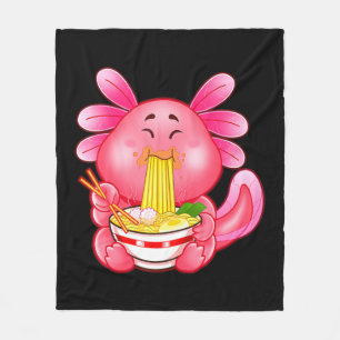 Manta Polar Kawaii Axolotl Ramen Noodles Japoneses Anime Otaku