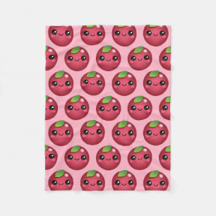 Manta Polar Kawaii Cranberry Fleece Blanket