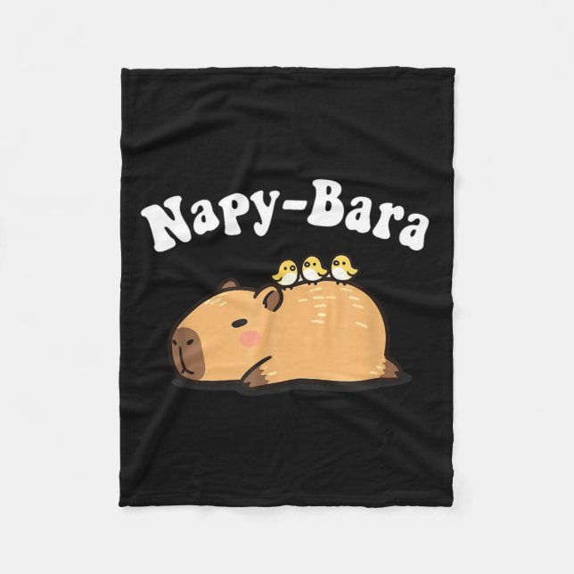 Manta Polar Kawaii Kids Sleep Napy Bara Boys Girls Capybara Pa (Anverso)