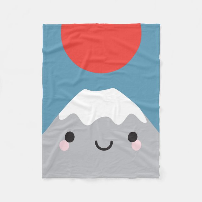 Manta Polar Kawaii Mt Fuji San (Anverso)