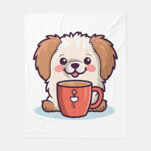 Manta Polar Kawaii Paws Café