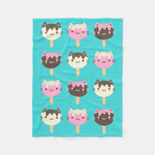 Manta Polar Kawaii Summer Ice Lolly Popsicle Cats