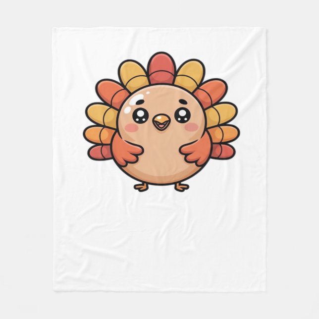 Manta Polar kawaii thanksintert turkey Classic T-Shirt (Anverso)