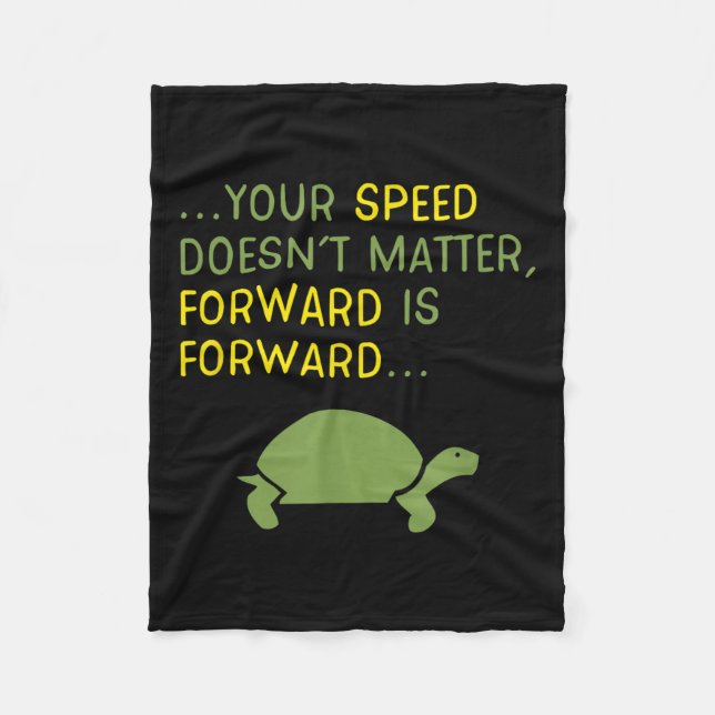 Manta Polar Keep Moving Forward Turtle - Sitive Motivational M (Anverso)