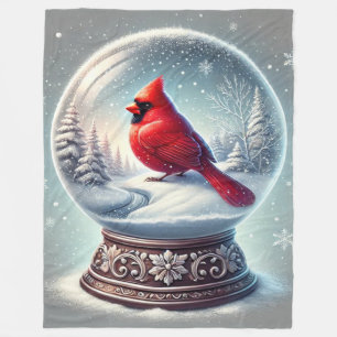 Manta Polar Keepsake, el cardenal de invierno
