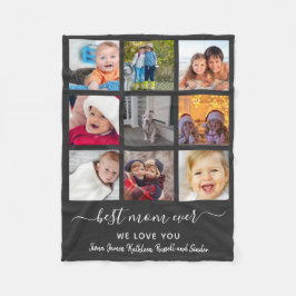 Manta Polar Keepsake Mejor Día de la Madre de la Madre del Col