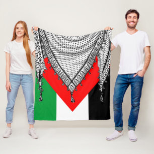 Manta Polar Keffiyeh palestino Scarf tejido tradicional