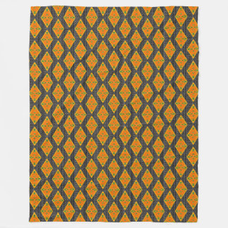 Manta Polar Kente Mudcloth Diamonds Fleece Blanket