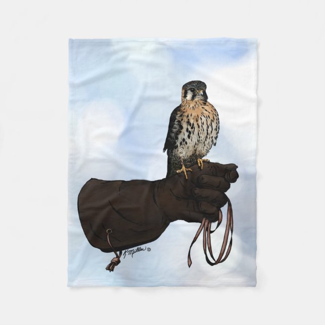 Manta Polar Kestrel en el Ilustracion Glove (Anverso)