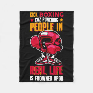 Manta Polar Kick Boxing Golpear a la Gente No Aprobado