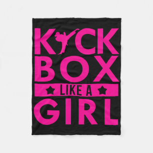 Manta Polar Kickbox Like A Girl Artes Marciales Kickboxing Kar