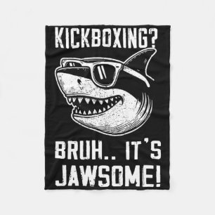 Manta Polar Kickboxing Bruh Es Jawsome Tiburón Niños Divertido