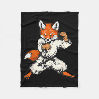 Manta Polar Kickboxing Fox Taekwondo Karate Mma Divertido Arte