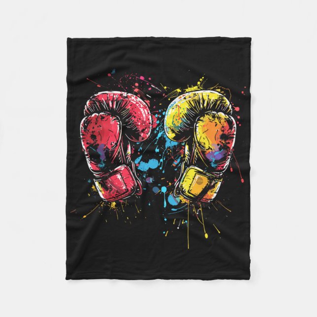 Manta Polar Kickboxing Gloves Splotch Martial Artist  (Anverso)
