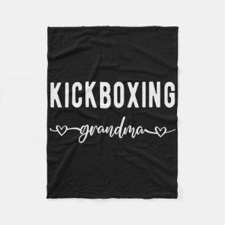 Manta Polar Kickboxing Grandma Proud Kickboxing Grandmother 