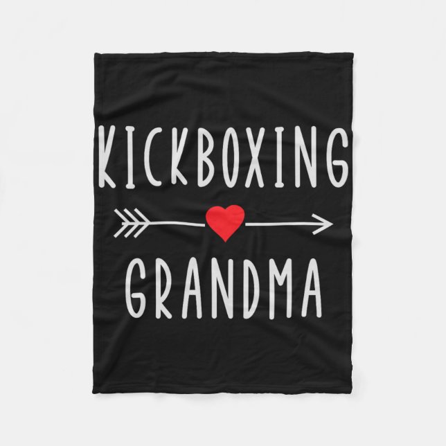 Manta Polar Kickboxing Grandma Proud Kickboxing Grandmother Mo (Anverso)