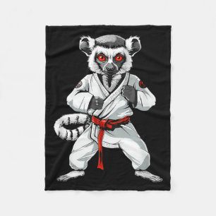 Manta Polar Kickboxing Lémur Taekwondo Karate MMA Divertido