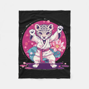 Manta Polar Kickboxing Leopardo Taekwondo Karate Mma Artes Mar