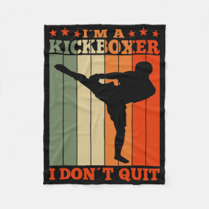 Manta Polar Kickboxing soy una kickboxer no renuncio Retro