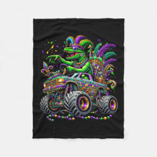 Manta Polar Kid Mardi Gras Grawr Dinosaur Trex Monster Camión