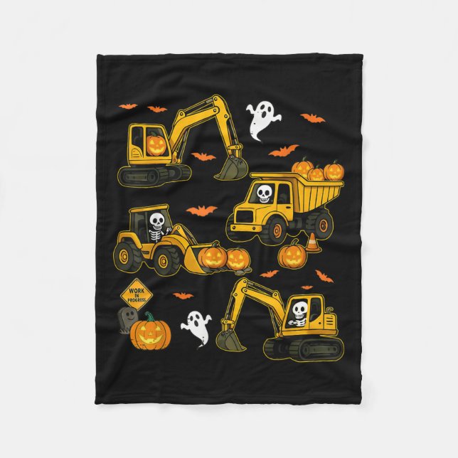 Manta Polar Kids Halloween Construction Trucks Costume Toddler (Anverso)