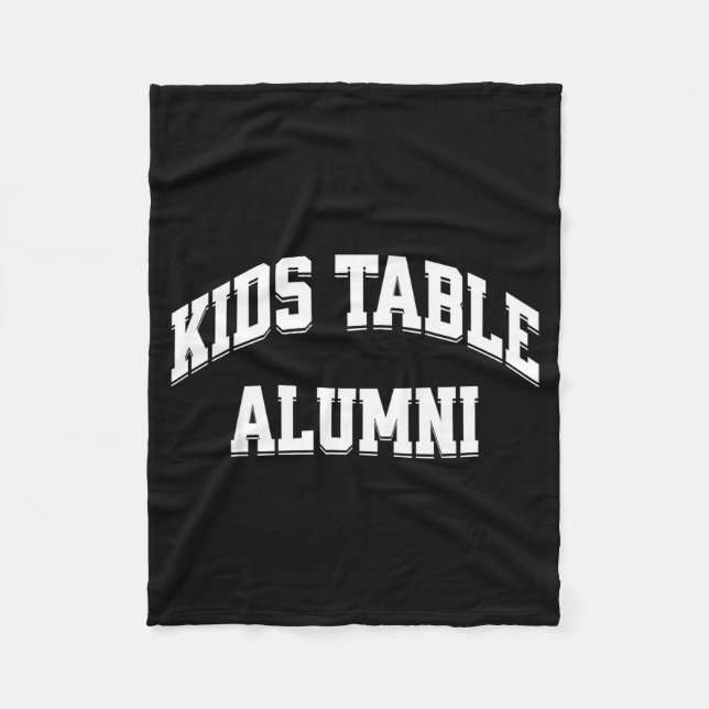 Manta Polar Kids Table Alumni Funny Thanksgiving Novelty Humor (Anverso)