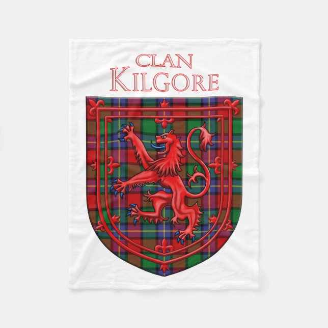 Manta Polar Kilgore Tartan Scottish Plaid Lion Rampant (Anverso)