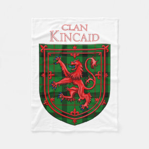 Manta Polar Kincaid Tartan Scottish Plaid Lion Rampant