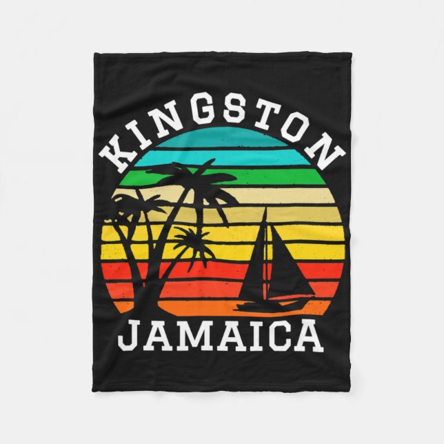 Manta Polar Kingston Jamaica Shirt Matching Family Vacation  (Anverso)