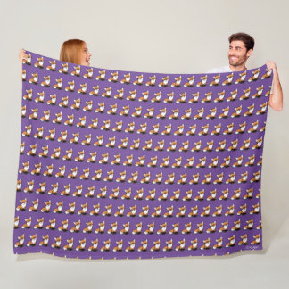 Manta Polar KiniArt Fox Pups Fleece Blanket