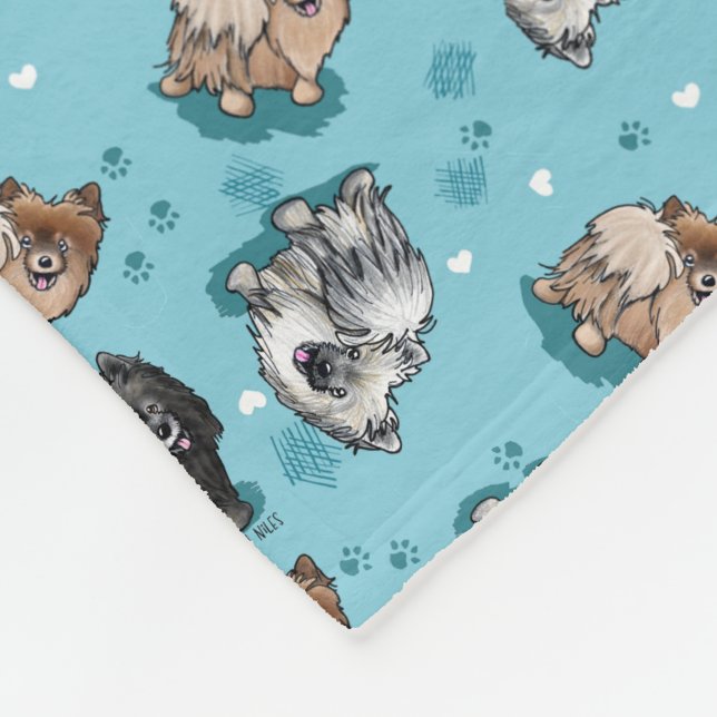 Manta Polar KiniArt Pom Parade (Esquina)