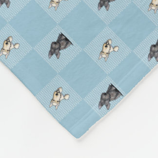 Manta Polar KiniArt Terriers KiniArt Fleece Blanket